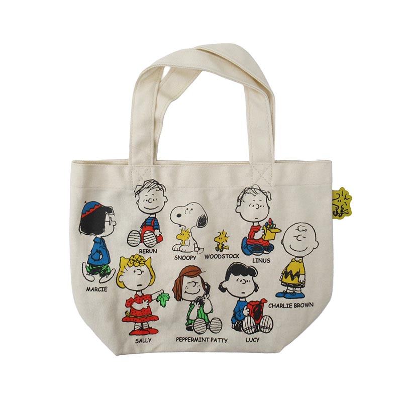 PEANUTS カラーマチ付バッグ 集合
